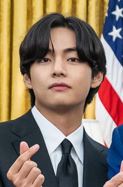 This is the Avatar Image for the V of BTS AI Voice and Text to Speech Generator